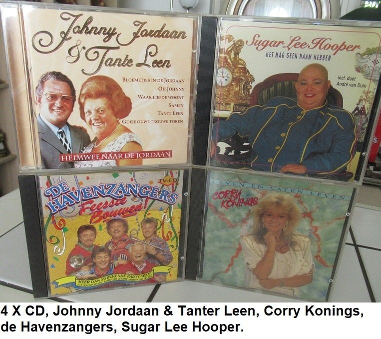 CD's, Johnny & Tante Leen, sugar Lee Hooper, Corry Konings, Ophalen of Verzenden, Zo goed als nieuw, Levenslied of Smartlap