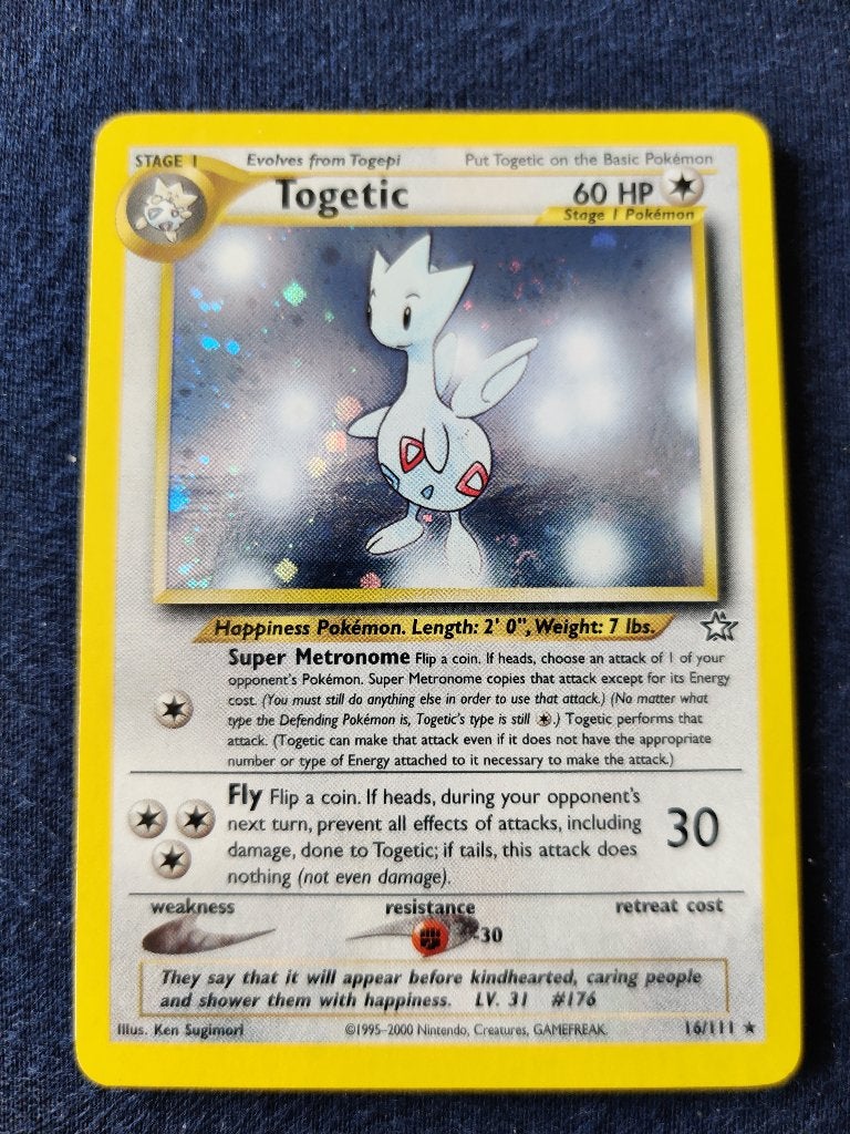 Togetic Holo - Neo Genesis 16/111 - Mint, Ophalen of Verzenden, Nieuw