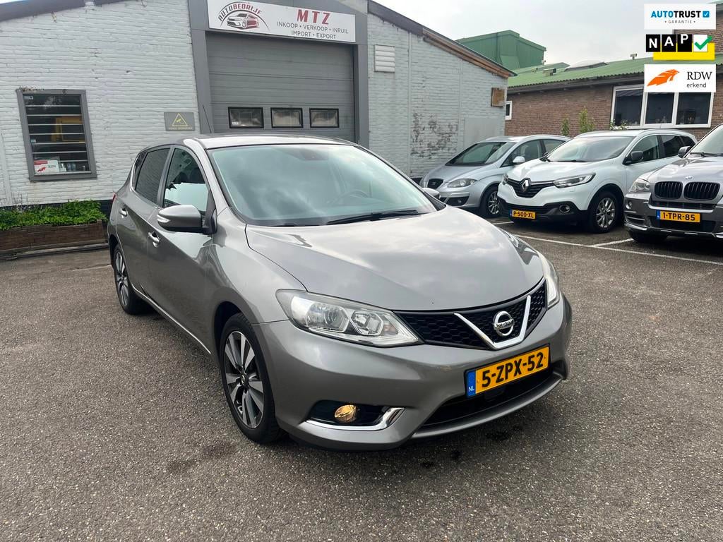Nissan Pulsar 1.2 DIG-T Connect Edition 1 JAAR Garantie| AUT, Euro 5, Stof, Gebruikt, 4 cilinders