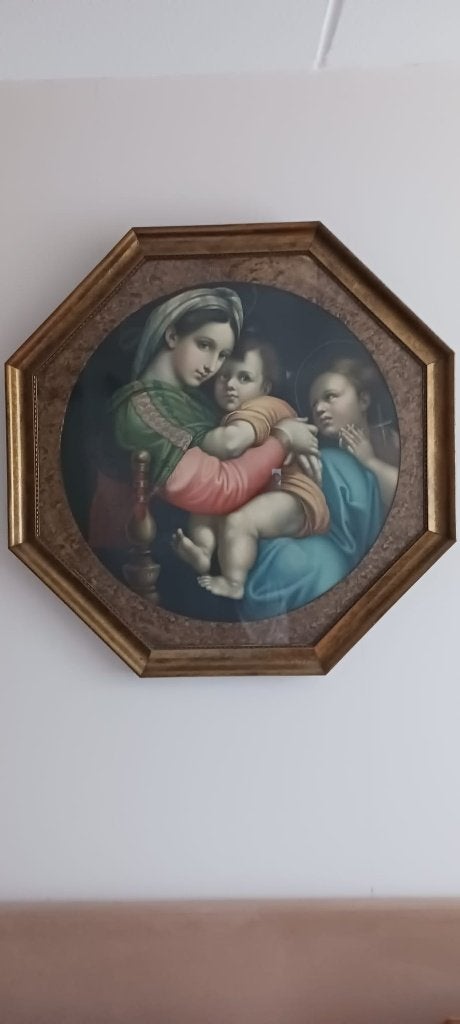 Madonna della Seggiola – Rafaël - Madonna van de stoel, Antiek en Kunst, Ophalen