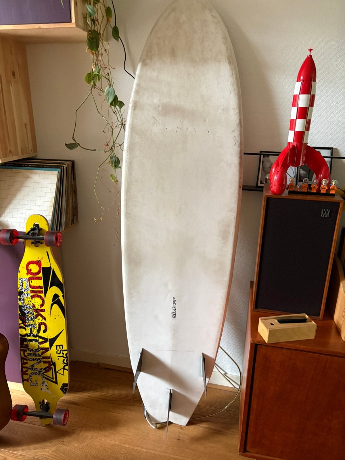 Surfplank, Watersport en Boten, Golfsurfen, Ophalen, Zo goed als nieuw, Shortboard, Met vinnen
