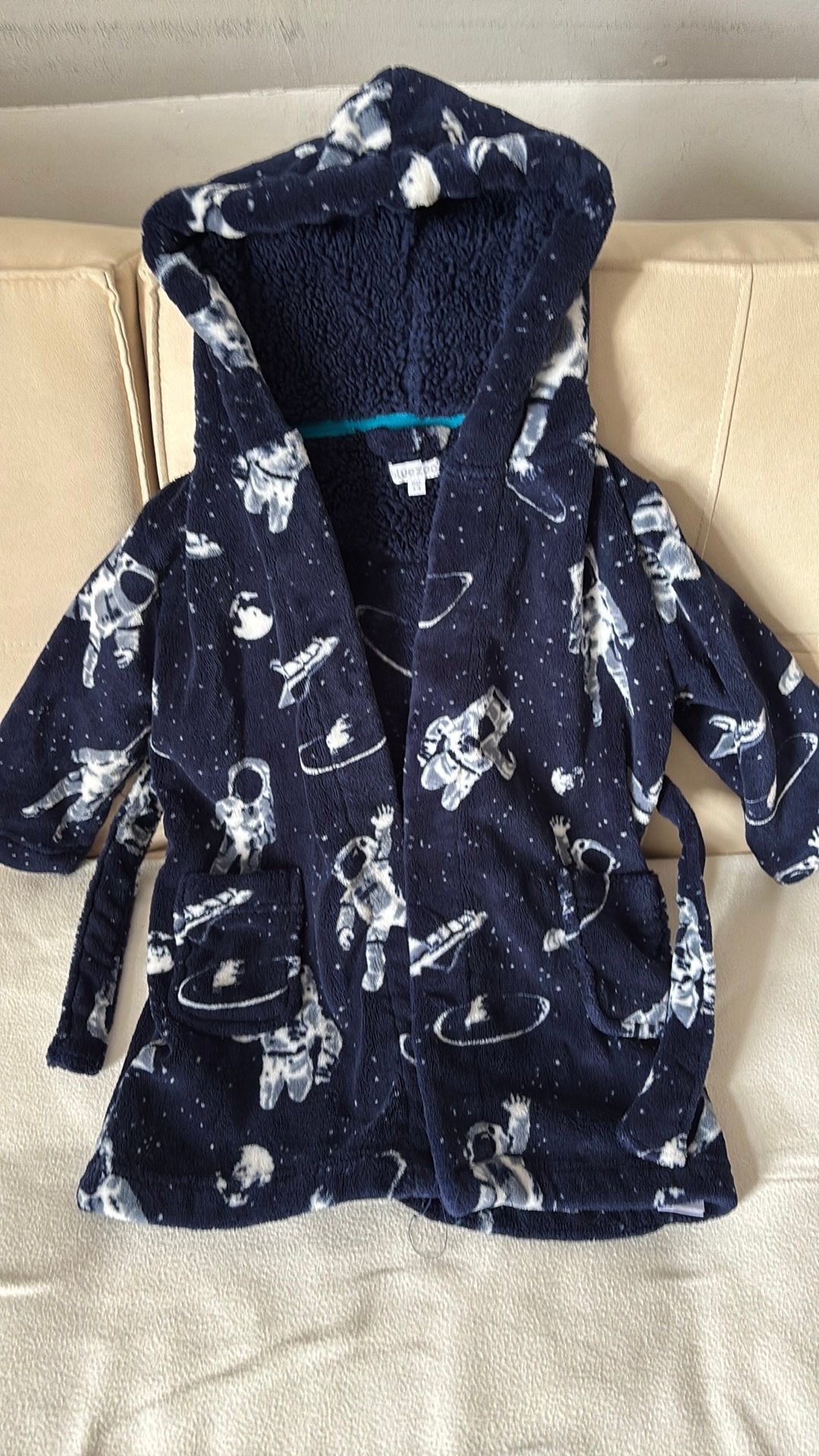 Badjas ruimte astronauten maat 98, Ophalen of Verzenden, Gebruikt, Jongen of Meisje, Nacht- of Onderkleding