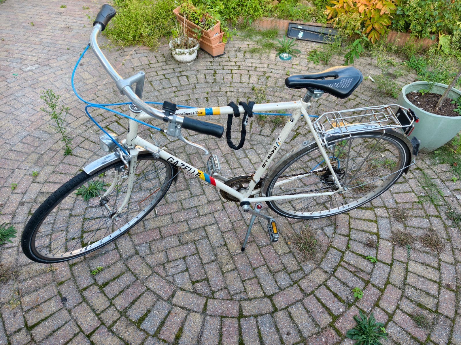 Gazelle Grand Sport Race Herenfiets - Gebruikt, Ophalen, Gebruikt, Velgrem, Versnellingen