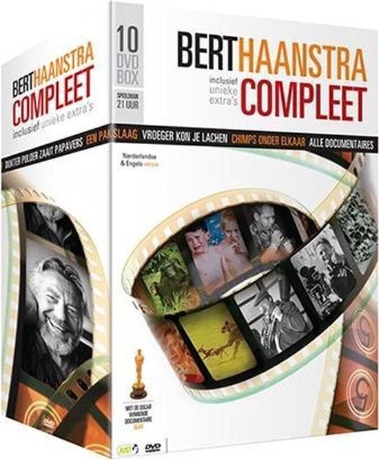 Bert Haanstra compleet - 10 dvd box, Cd's en Dvd's, Dvd's | Documentaire en Educatief, Alle leeftijden, Verzenden, Zo goed als nieuw