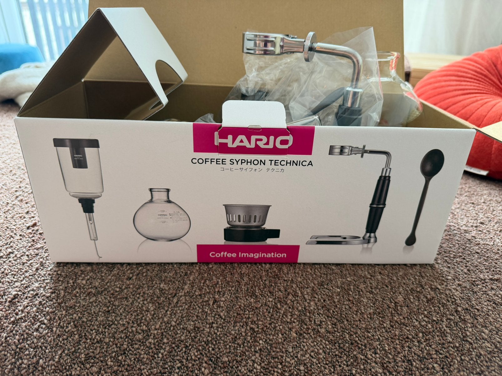 Coffee syphon technica Hario nieuw, Ophalen of Verzenden