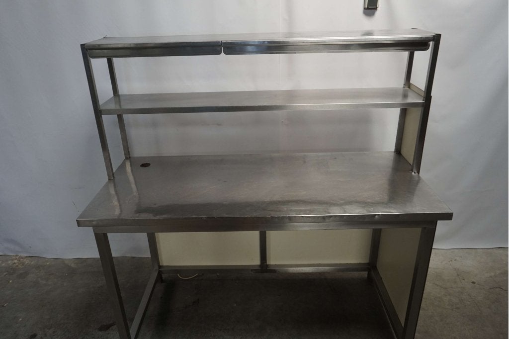 RVS werktafel werkbank tafel  | 160x70, Zakelijke goederen, Gebruikt, RVS Meubilair, Niet ingevuld, Niet ingevuld