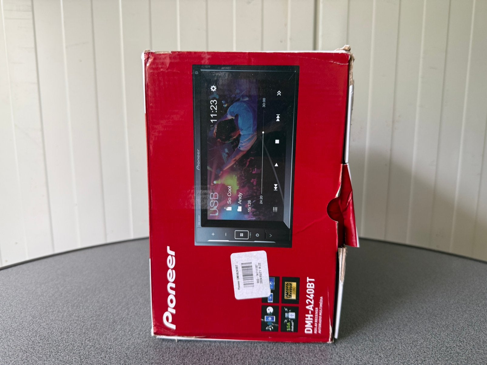 Pioneer DMH-A240BT - Autoradio met Bluetooth - USB, Ophalen of Verzenden, Zo goed als nieuw