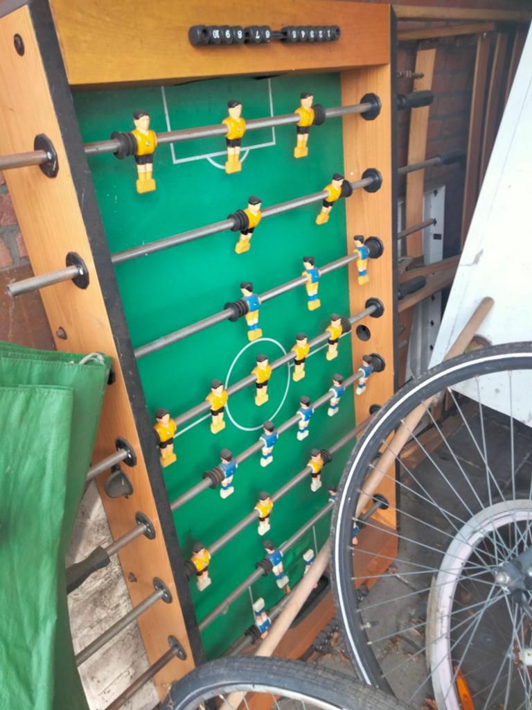 Voetbalspel, Ophalen, Zo goed als nieuw