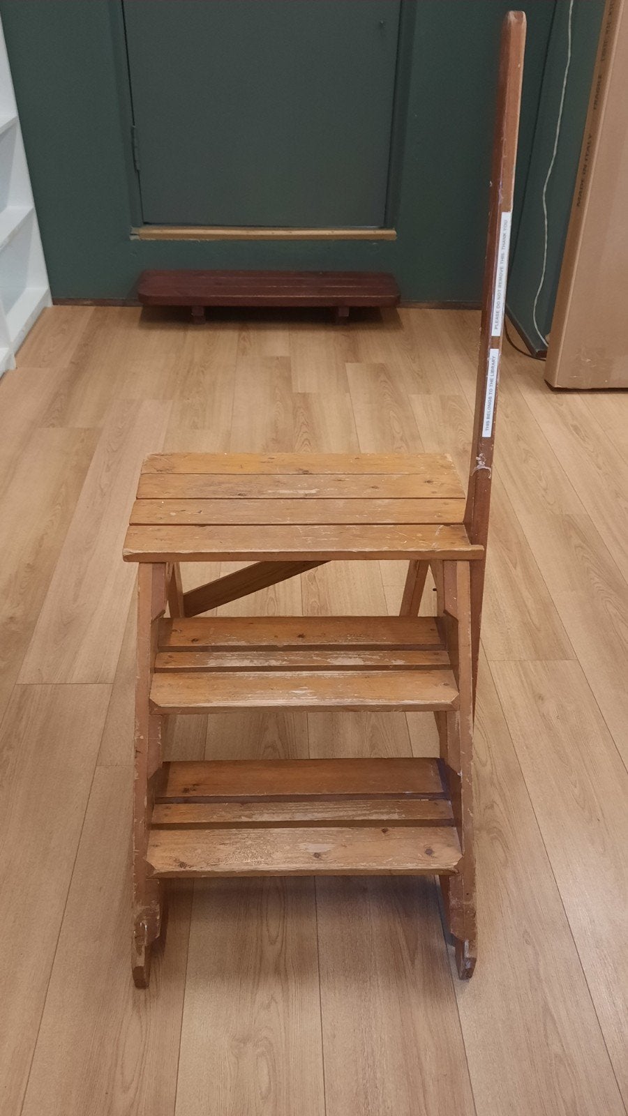 Houten trap met 3 treden, Doe-het-zelf en Verbouw, Ophalen, Gebruikt, Trap, Minder dan 2 meter