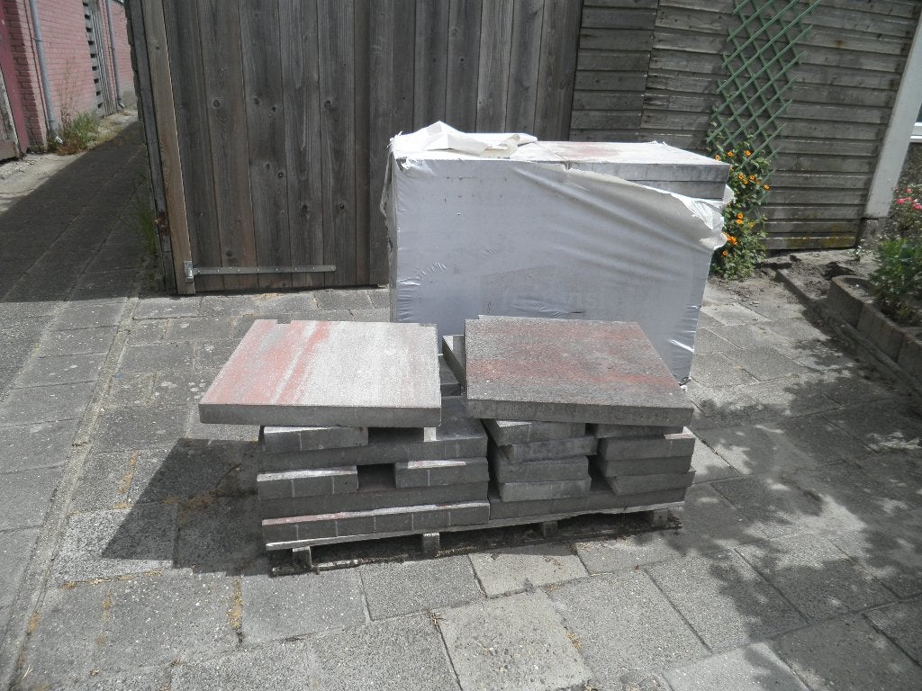 Tuintegels, Ophalen, Nieuw, 10 m² of meer, Beton