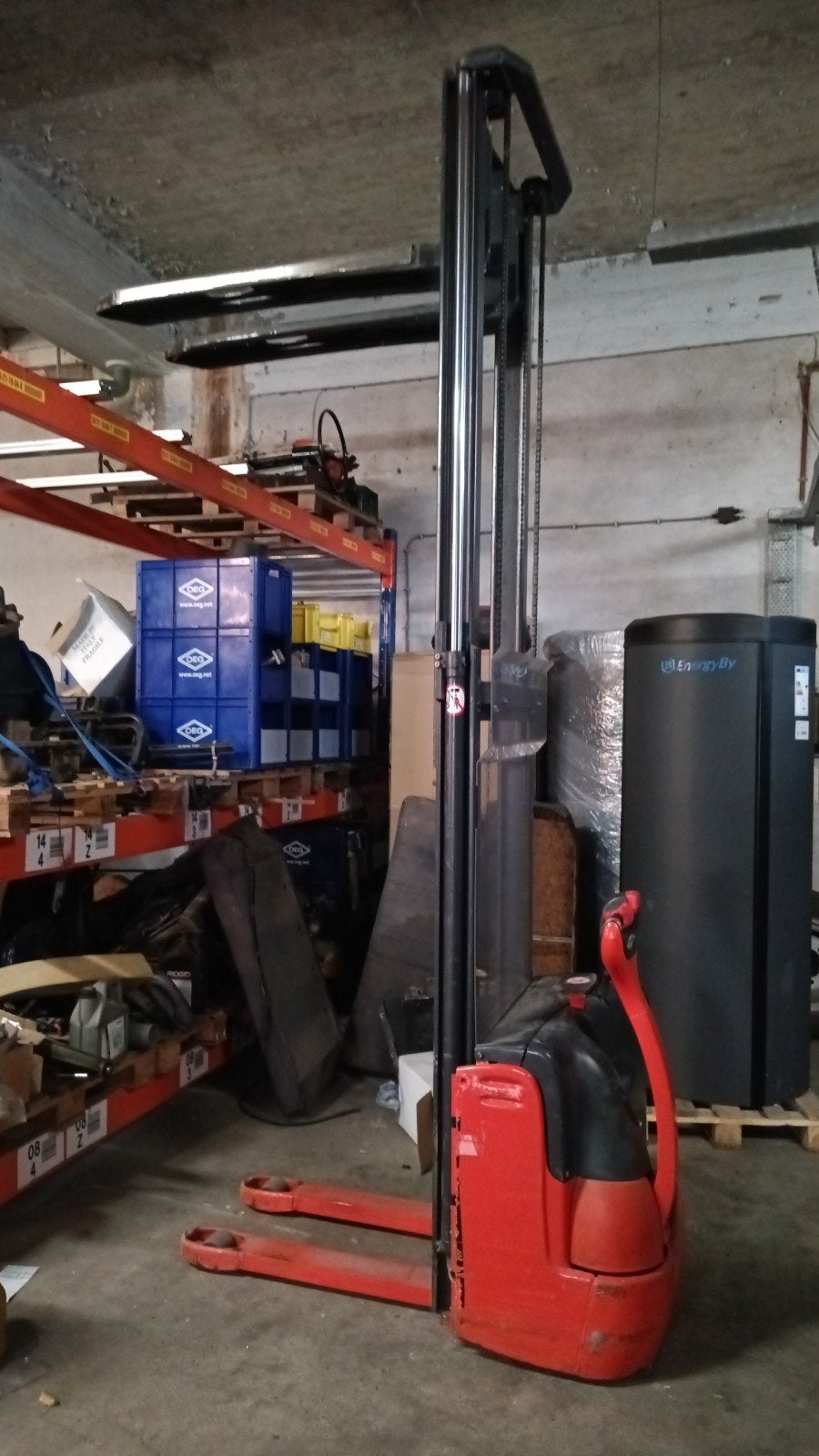 Linde L12 Elektrische Stapelaar / Heftruck 1200 kg 3m 24v, Ophalen, Gebruikt