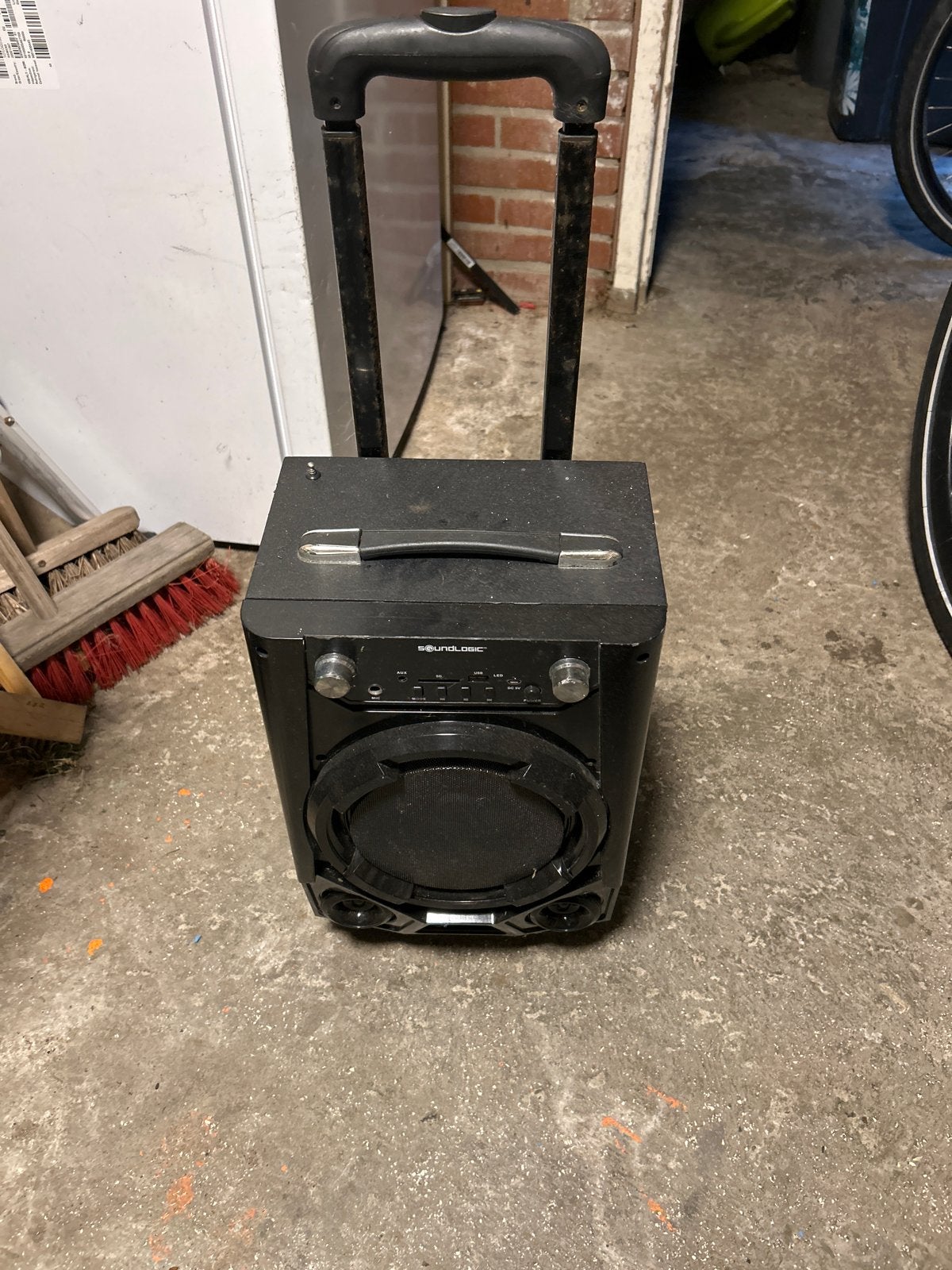 Soundlogic Party Speaker met Trolleyfunctie en Bluetooth, Overige merken, Gebruikt, Party speaker, Ophalen of Verzenden