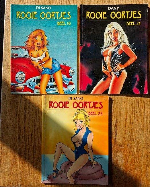 Rooie Oortjes 3 delen Di Sano Dany ook los te koop of ruil, Gelezen, Ophalen of Verzenden, Di Sano, Meerdere stripboeken