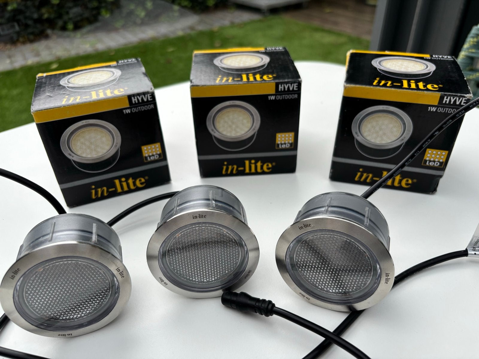 In-lite HYVE 60 mm grondspots, Minder dan 50 watt, Nieuw, Ophalen of Verzenden, Netvoeding
