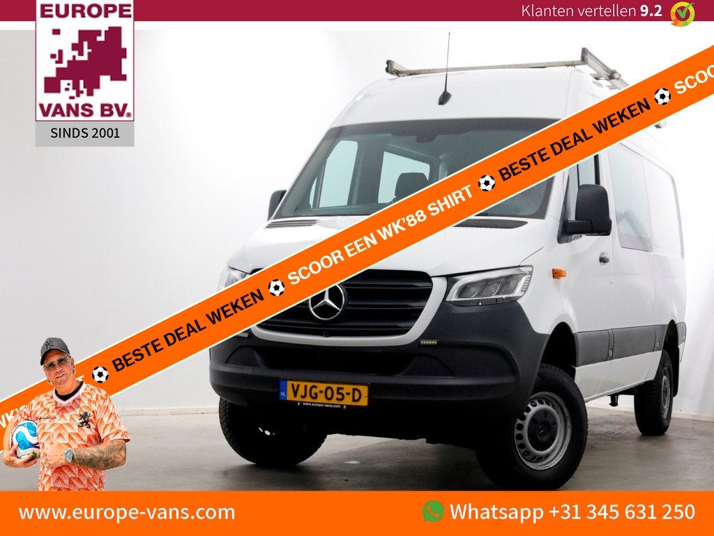 Mercedes-Benz Sprinter 316 CDI 163pk L2H2 7G Automaat 4x4 ZG, Automaat, Gebruikt, Euro 6, 4 cilinders