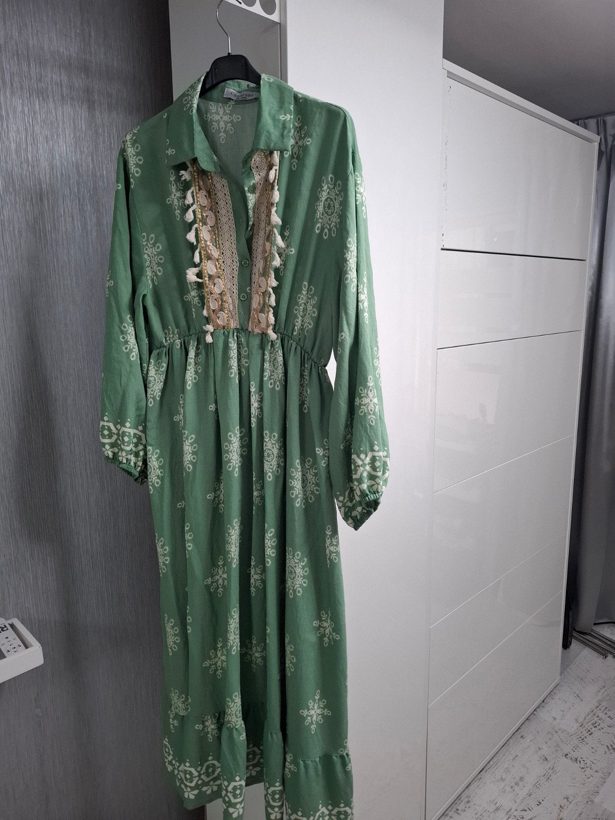 Mooie Ibiza jurk, Ophalen of Verzenden, Nieuw, Maat 46/48 (XL) of groter, Onder de knie