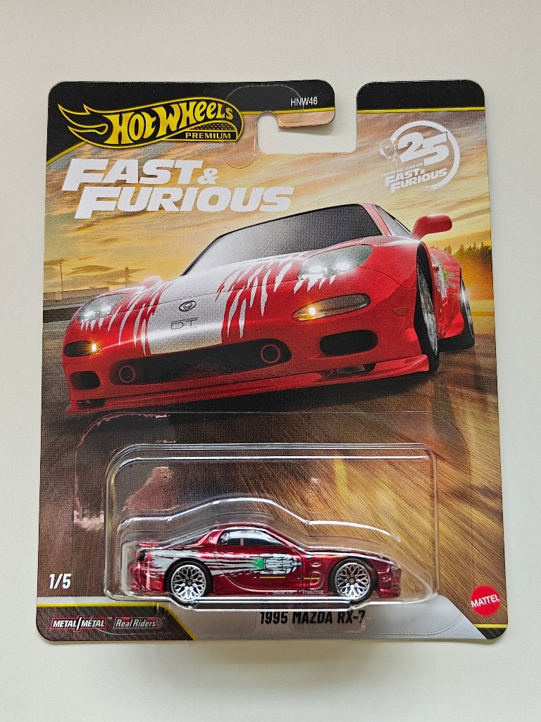 Hot Wheels 1995 Mazda RX-7 Fast & Furious << Chase >>, Ophalen of Verzenden, Nieuw, Auto