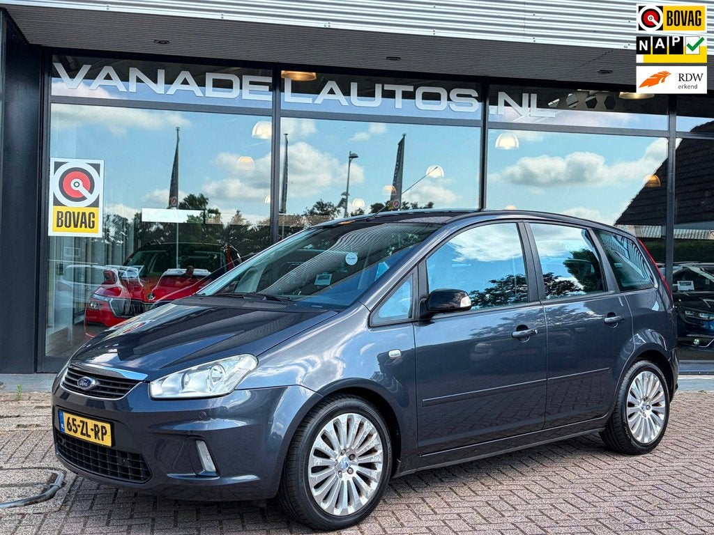 Ford C-Max 1.8-16V Titanium Clima Cruise Park.Sens Trekhaak, Auto's, Ford, Voorwielaandrijving, Gebruikt, Zwart, 4 cilinders