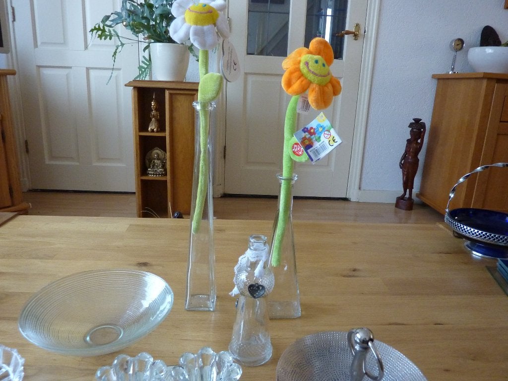 vintage glas-kristal woon accesoirres, Ophalen of Verzenden