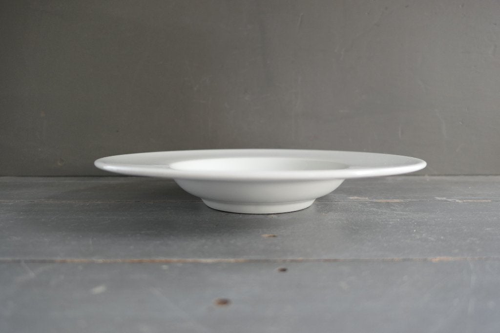 Vintage Porcelaine de Limoges France bord wit, Verzenden, Zo goed als nieuw, Bord(en), Effen