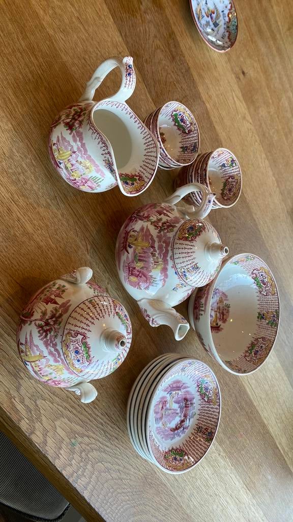 Prachtig antiek petrus regout ‘fancy’ servies, Antiek en Kunst, Ophalen