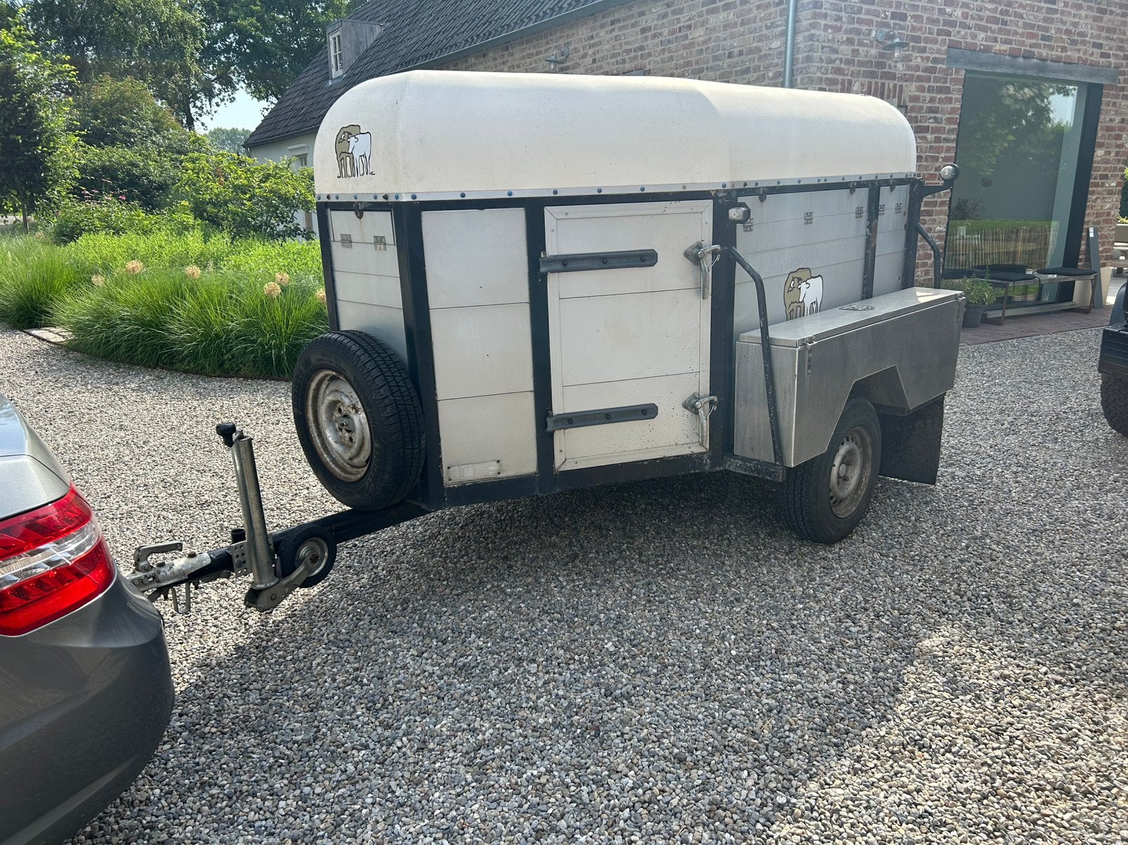 Van Berne Klein-Veewagen / Veetrailer, Ophalen, Gebruikt