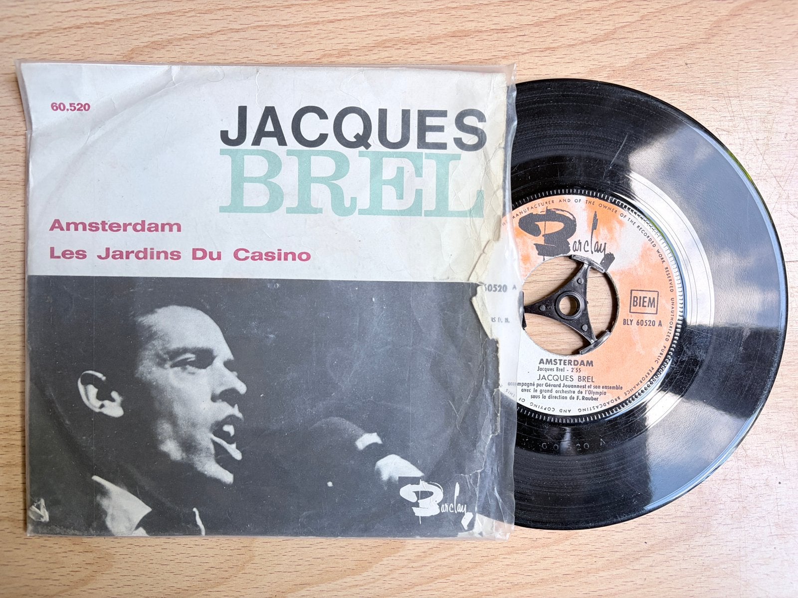 Jacques Brel -1960, Verzenden, Zo goed als nieuw