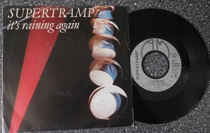 Supertramp - it's raining again (vanaf € 2,00), Cd's en Dvd's, Ophalen of Verzenden, Zo goed als nieuw, 7 inch, Pop
