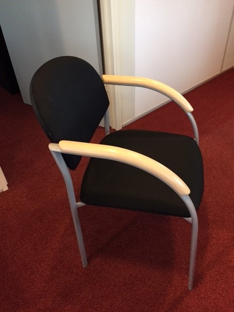 Vergader-/bureaustoelen, Ophalen, Zo goed als nieuw, Zwart