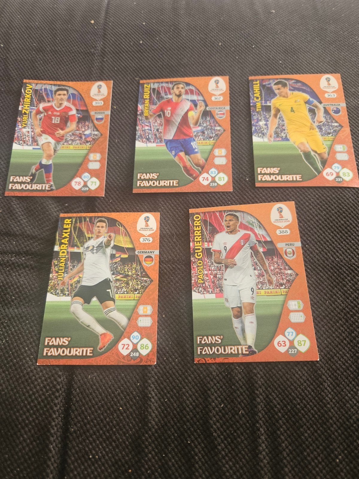 Panini Adrenalyn XL FIFA World cup kaarten., Ophalen, Zo goed als nieuw, Overige sporten, Spelerskaart