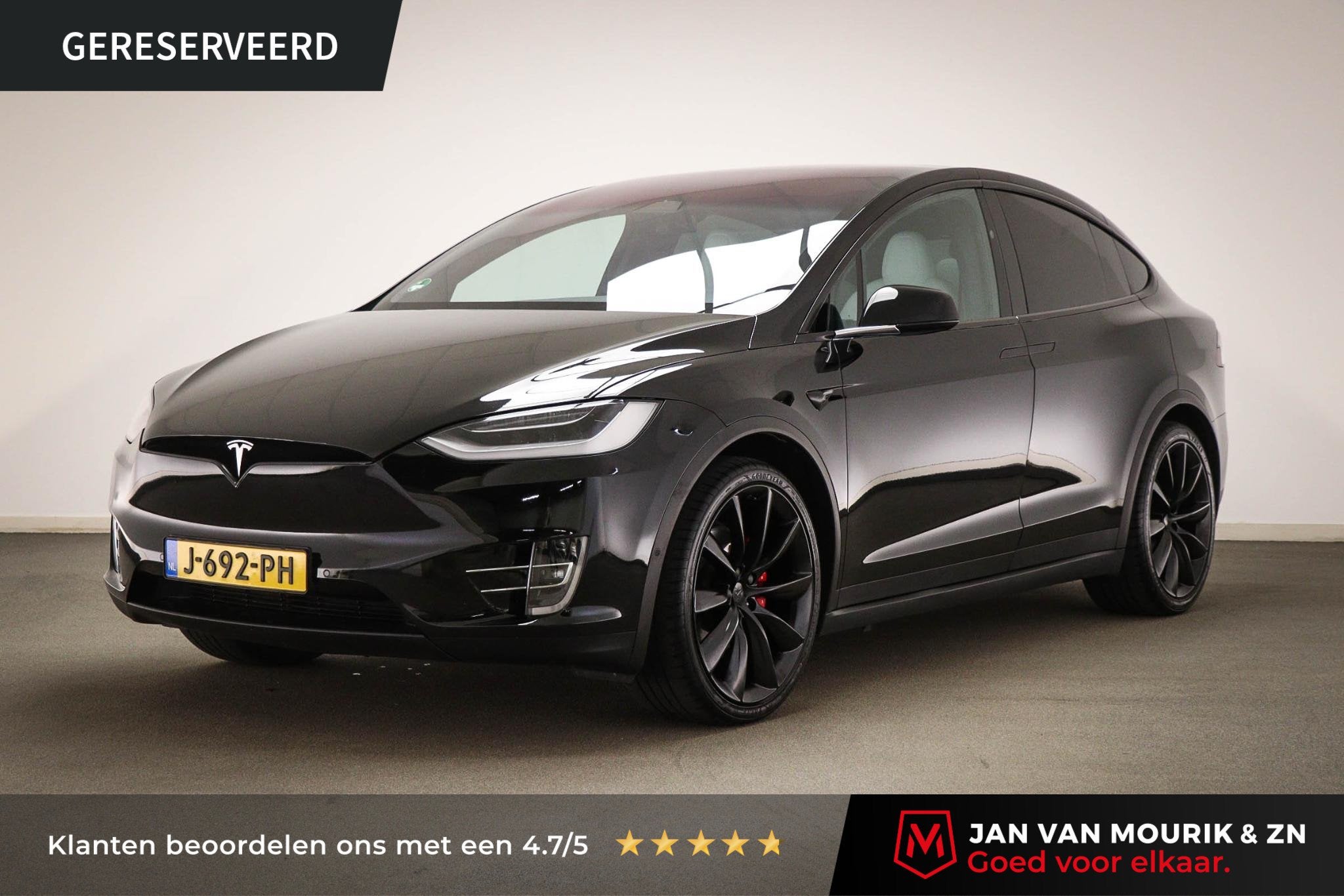 Tesla Model X Performance Ludicrous 6p. l LED | STUUR / ACHT, Automaat, Model X, Gebruikt, 124 €/maand