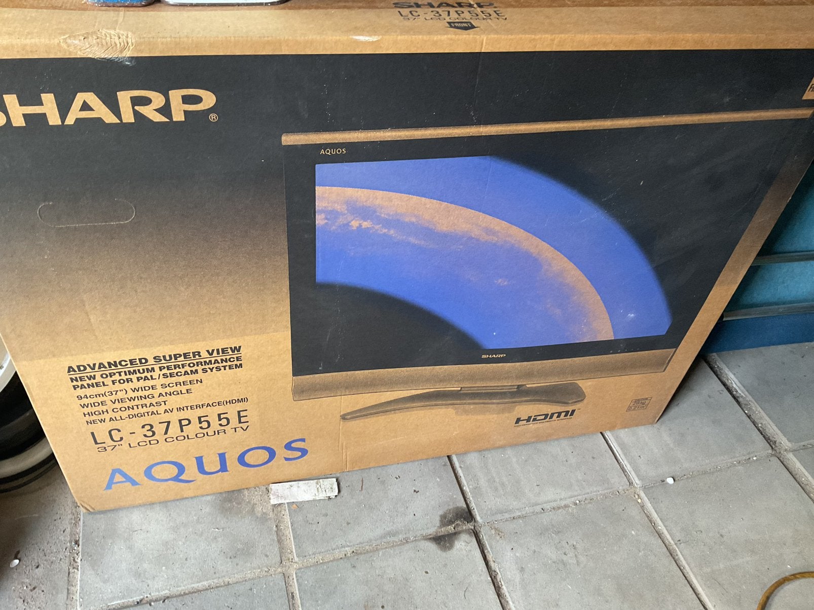 Sharp Aquos LC-35P55E, Ophalen, Gebruikt, 50 Hz, LCD