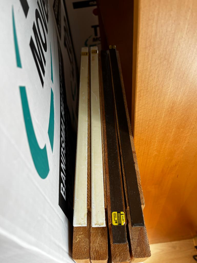 4 Lundia planken, 40 x 80 cm, Ophalen, Gebruikt, Minder dan 25 mm, Plank