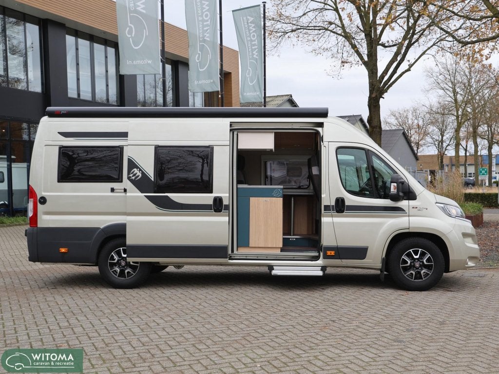 Knaus Boxlife 630 ME Euro 6 WEINIG KM !, Caravans en Kamperen, Luifel, Ringverwarming, Tot en met 2, Bedrijf