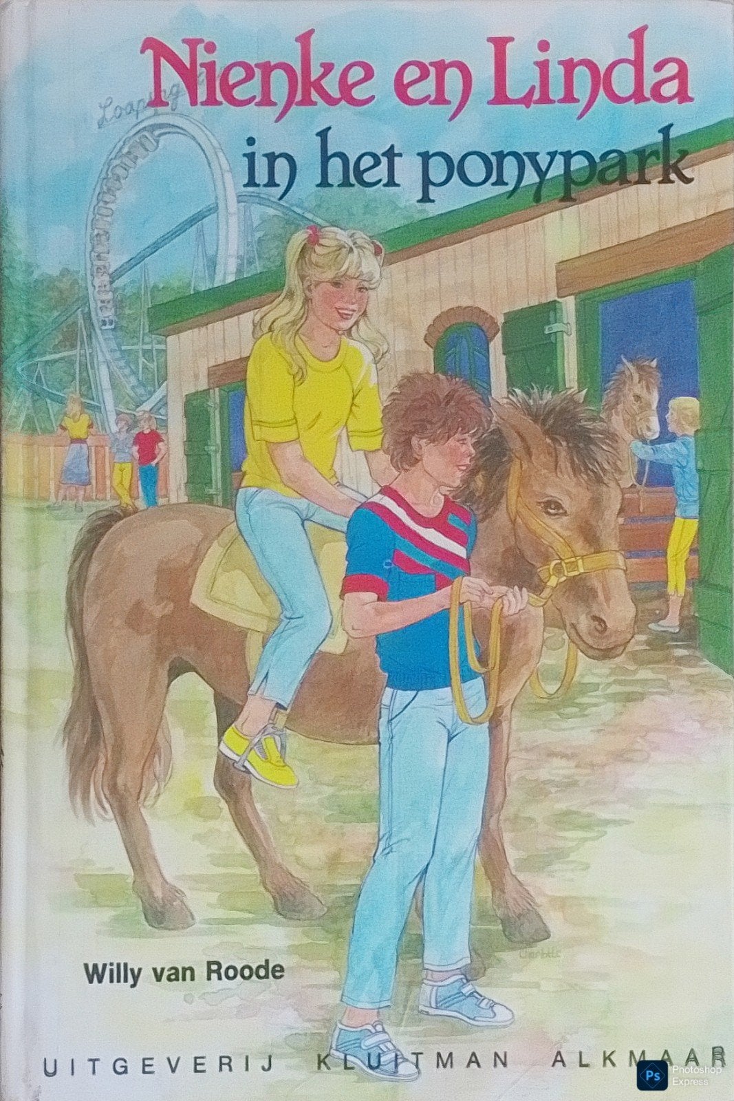 Nienke En Linda In Het Ponypark, Gelezen, Willy Van Roode., Ophalen of Verzenden, Fictie