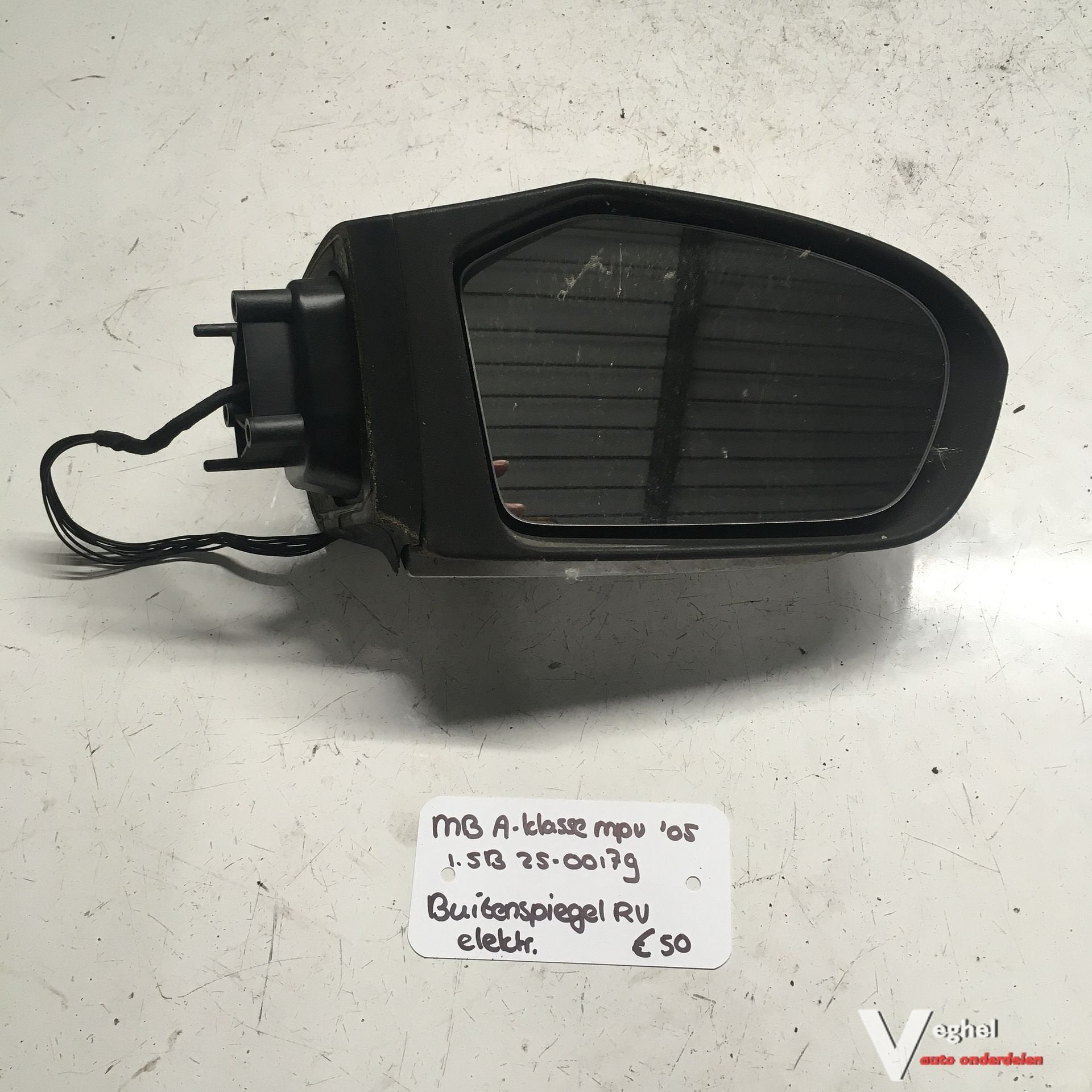 Mercedes A klasse 2005 2500179  Buitenspiegel elektr met kni, Auto-onderdelen, Gebruikt, -, -, Ophalen of Verzenden