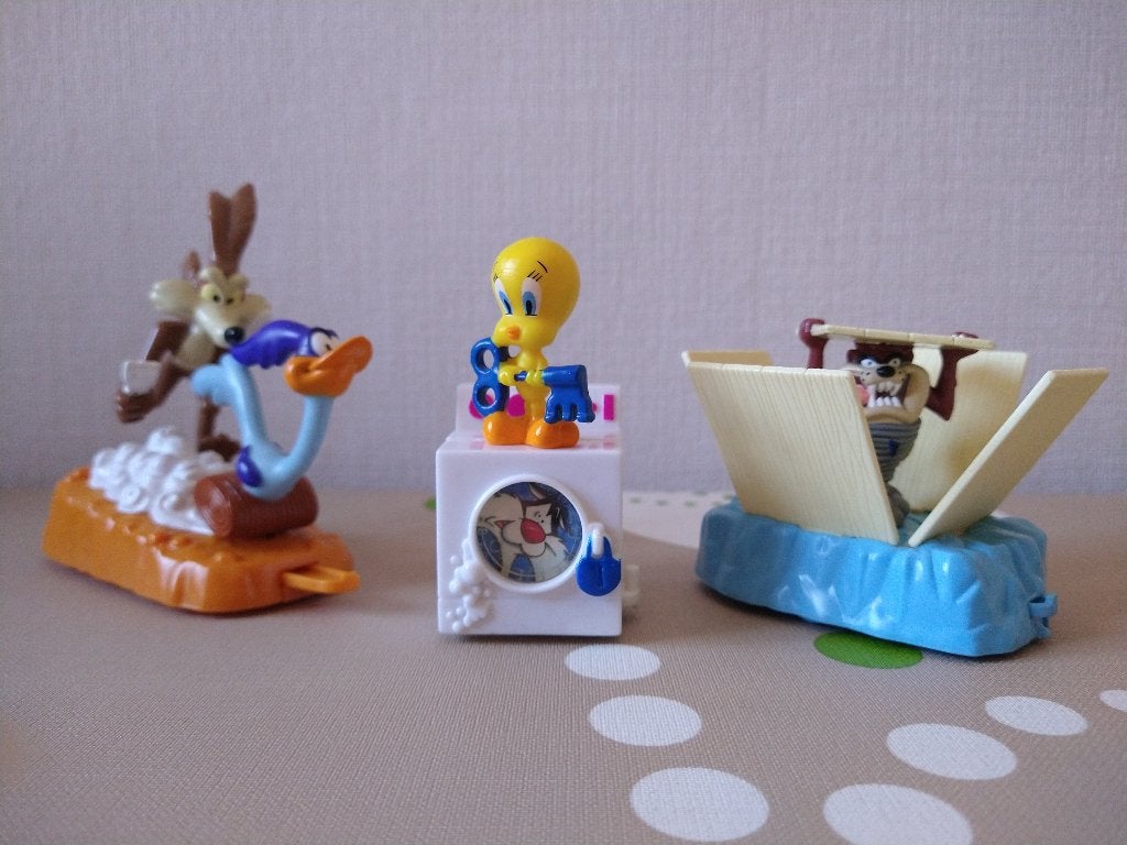 Space Jam 1995/Looney Tunes/Warner bros/McDonald's/Volledig, Ophalen of Verzenden, Looney Tunes, Zo goed als nieuw, Beeldje of Figuurtje