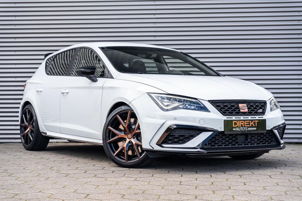 SEAT Leon 2.0 TSI CUPRA VIRTUAL BREMBO SCHAAL CARBON R PACK, Auto's, Seat, Gebruikt, Zwart, 4 cilinders, 1984 cc