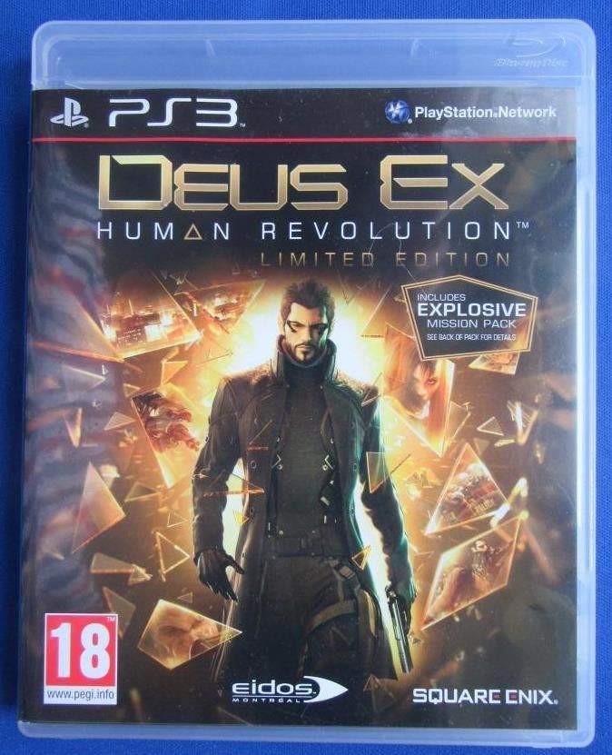 Deus Ex Human Revolution (Limitid Edition), Spelcomputers en Games, Avontuur en Actie, Vanaf 18 jaar, 1 speler, Ophalen of Verzenden