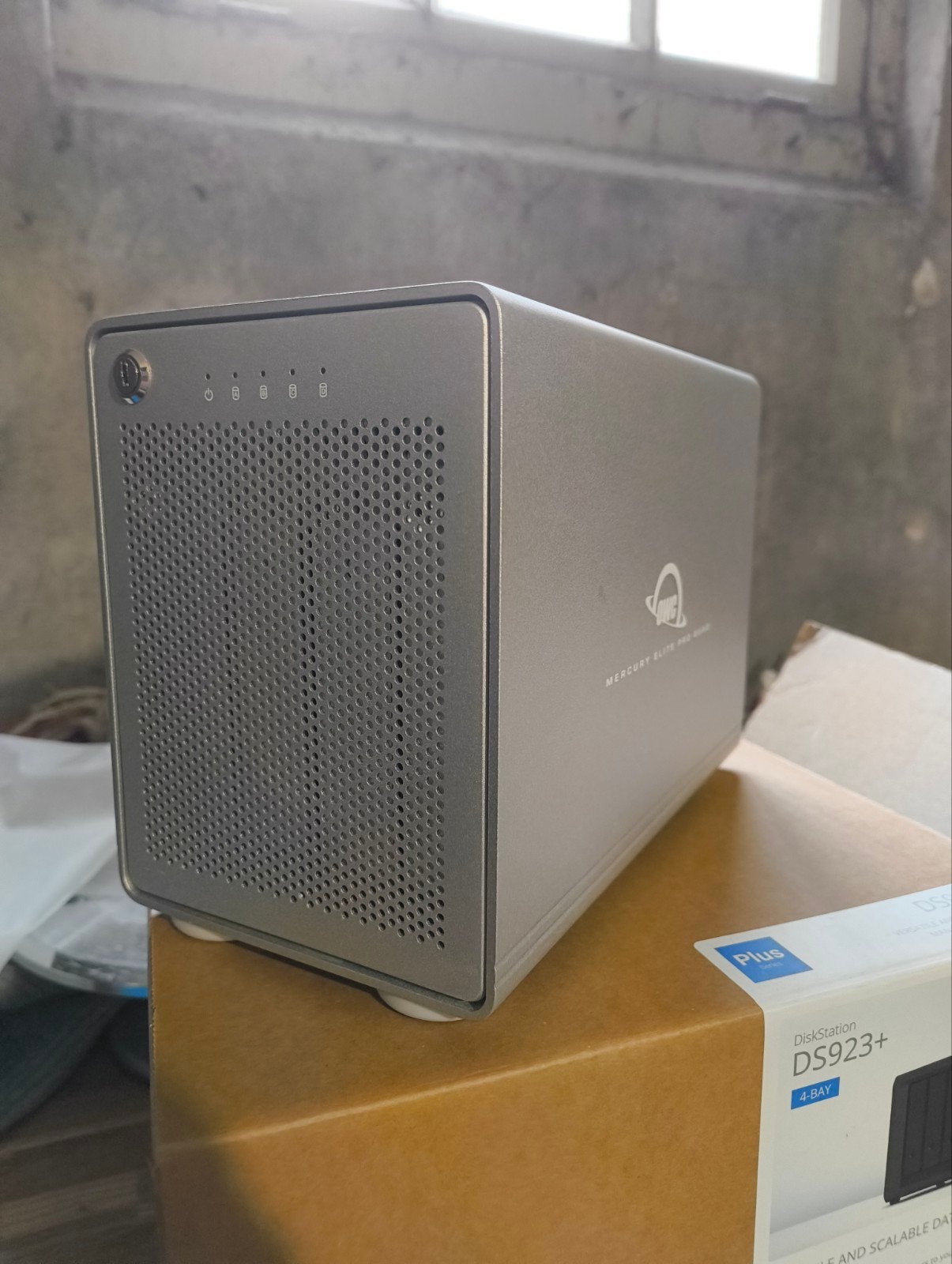 OWC Mercury Elite Pro Quad 4-Bay USB-C RAID Behuizing, Ophalen of Verzenden, Gebruikt