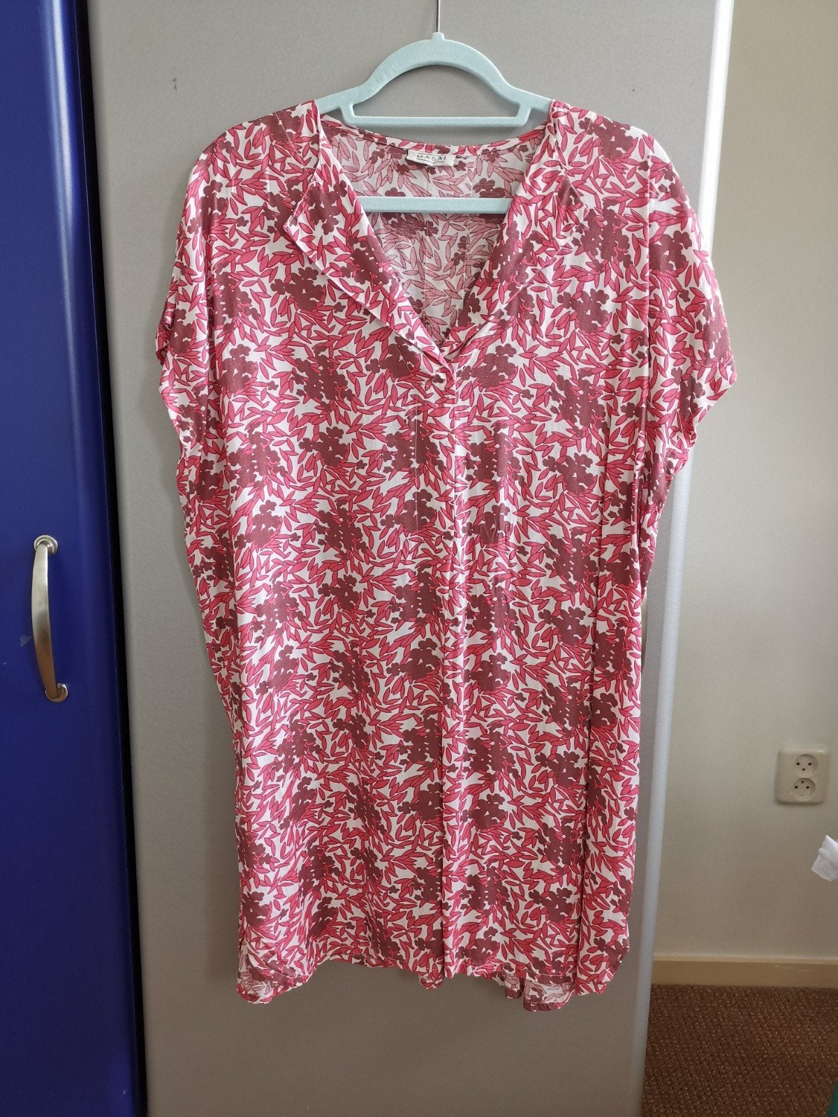 Masai Viscose Tuniek XL met Bloemenprint, Maat 46/48 (XL) of groter, Ophalen of Verzenden, Korte mouw, Masai