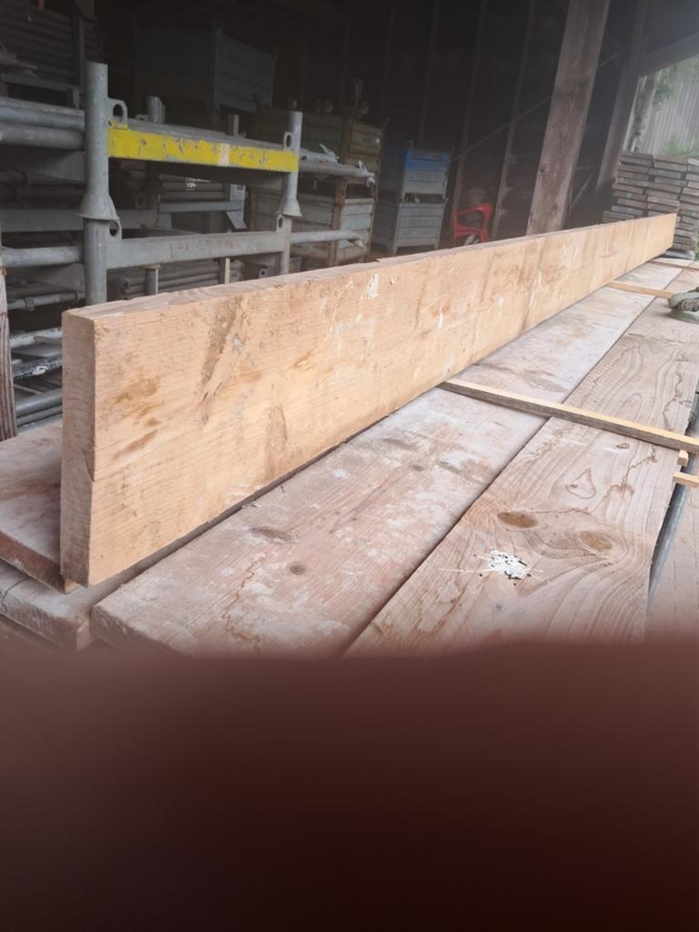 Steiger delen, Doe-het-zelf en Verbouw, Hout en Planken, Ophalen, 25 tot 50 mm, Grenen, Zo goed als nieuw
