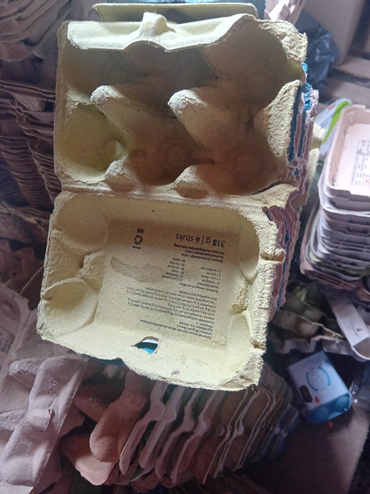 Te koop eierdozen voor 6 stuks eieren. Totaal 150 stuks, Dieren en Toebehoren, Pluimvee | Toebehoren, Verzenden, Zo goed als nieuw