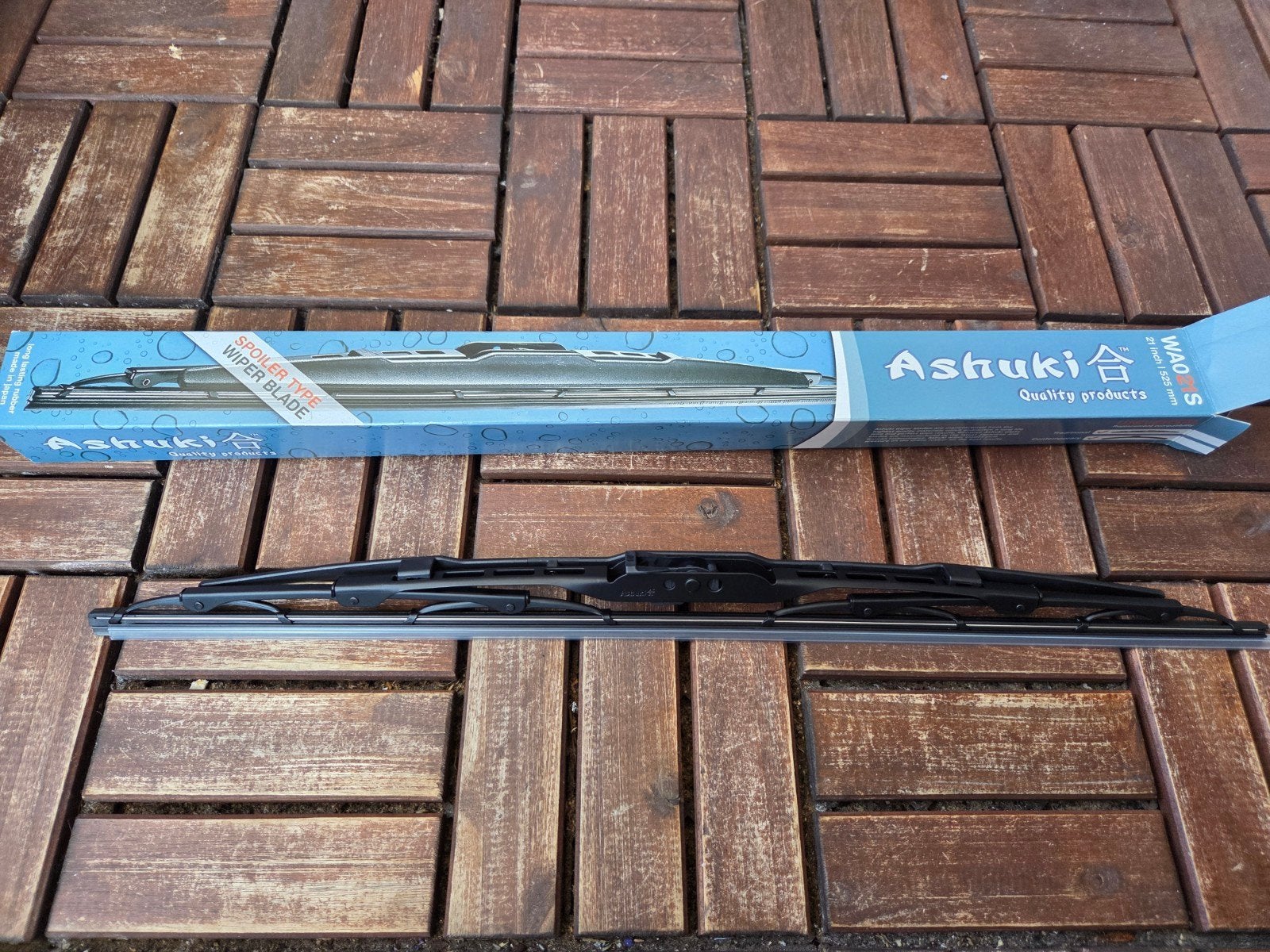 Ashuki ruitenwisserblad met spoiler 525mm, Ophalen of Verzenden, Nieuw