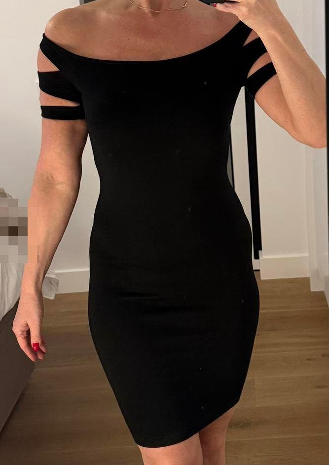 Zwarte jurk van supertrash maat XS, Kleding | Dames, Jurken, Zwart, Ophalen of Verzenden, Zo goed als nieuw, Maat 34 (XS) of kleiner