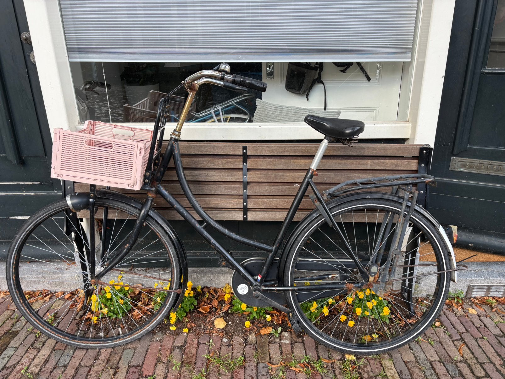 Omafiets 28in wielen, 56 cm of meer, Ophalen, Gebruikt, Terugtraprem