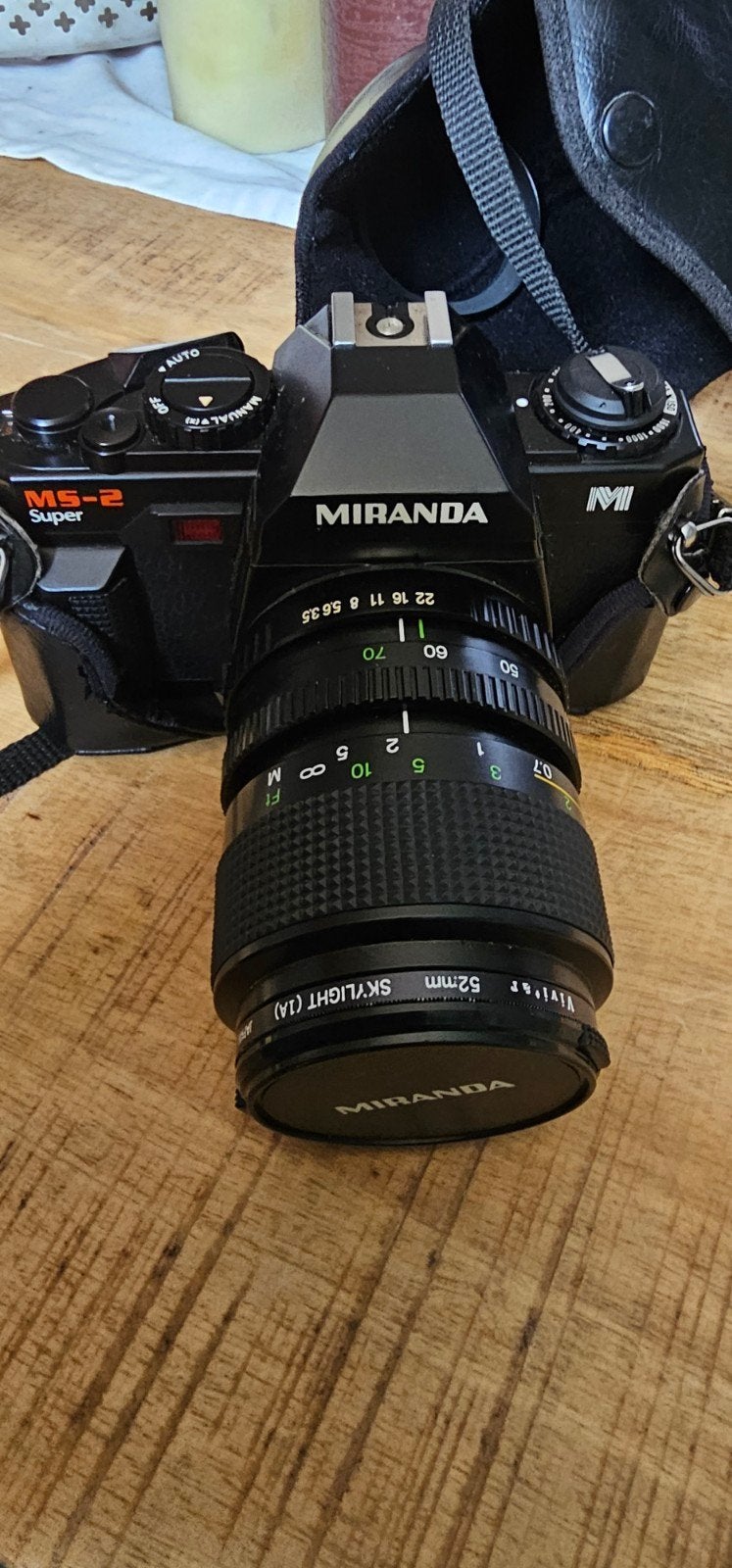 MIRANDA MS-2 SUPER SPIEGELREFLEX CAMERA, Ophalen of Verzenden, Spiegelreflex, Overige Merken