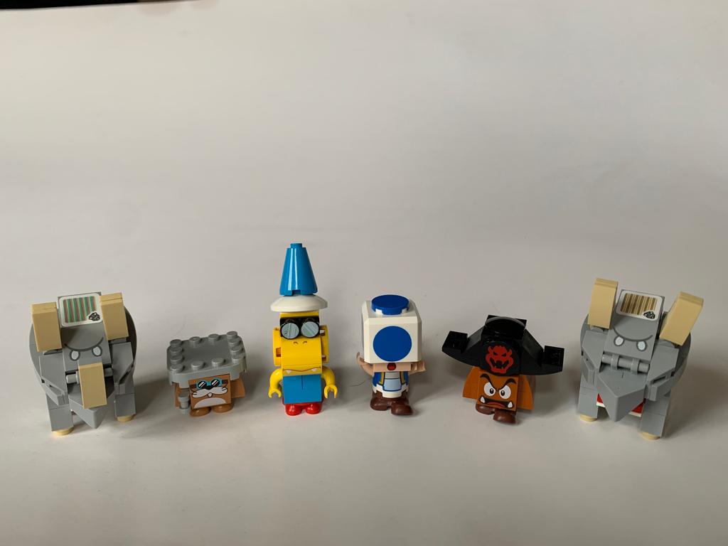 6x Lego Super Mario minifiguren, Ophalen of Verzenden, Gebruikt, Complete set, Lego