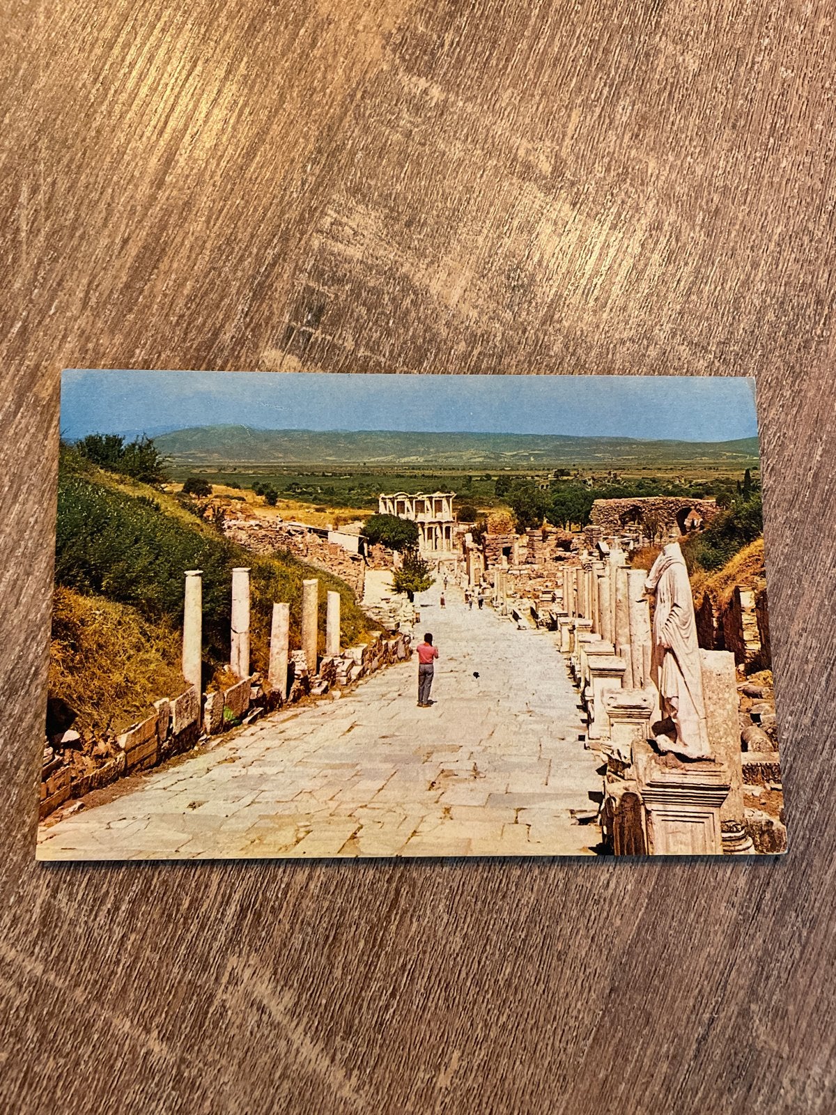 Ansichtkaart Efeze - Kuretenstraat (Turkije), Ophalen of Verzenden, Gelopen, Buiten Europa