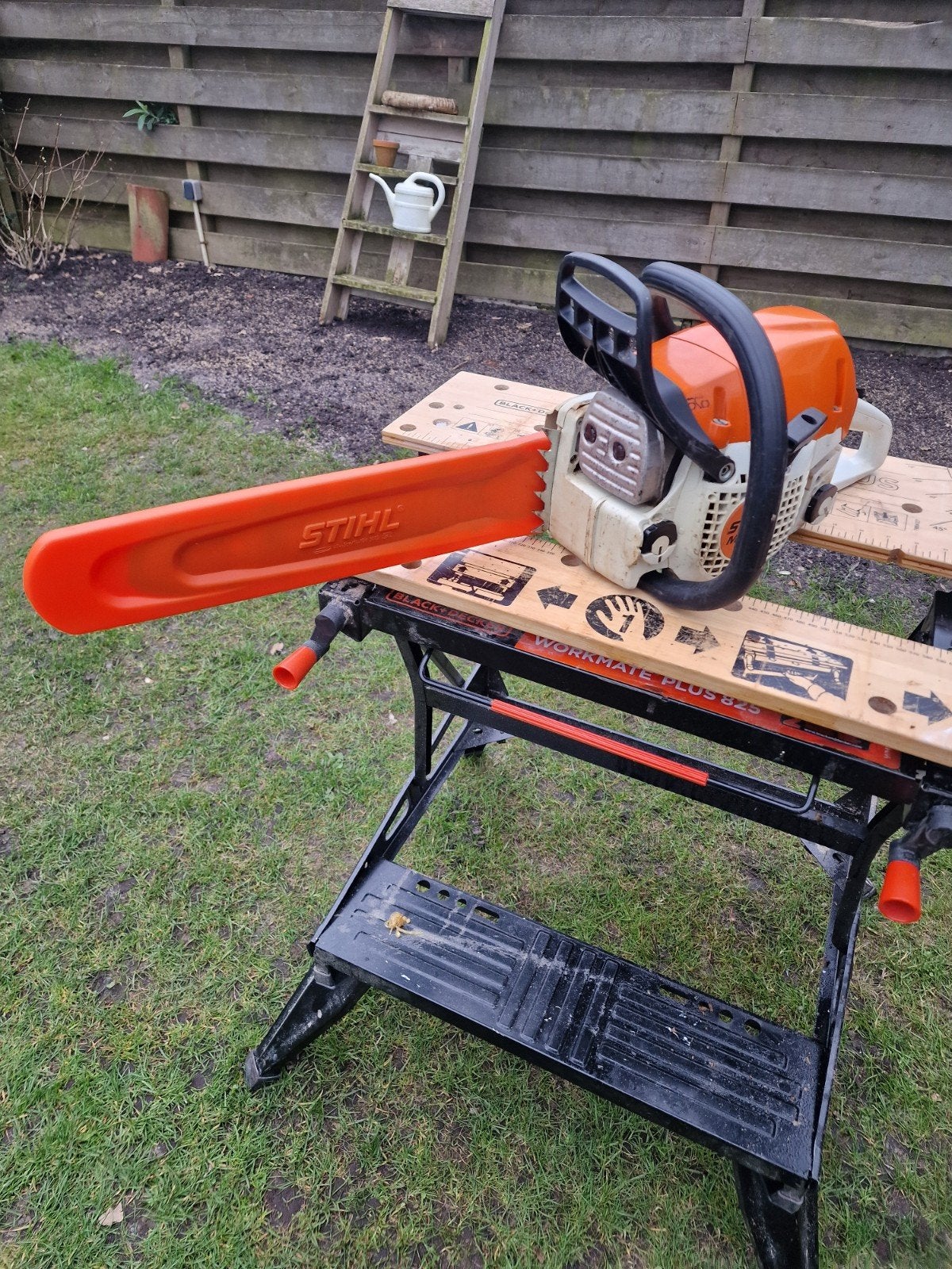 Stihl ms 230, Ophalen